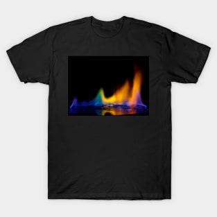 Rainbow Colored Fire T-Shirt